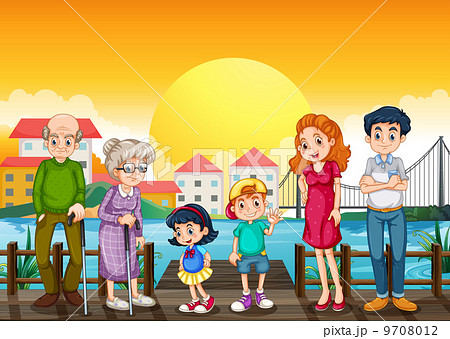 A family at the port 9708012
