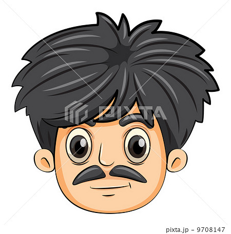 A head of a man with a mustache 9708147