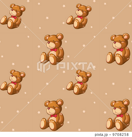 A seamless design with teddy bears 9708258