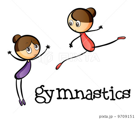 Two gymnasts Two gymnasts 9709151