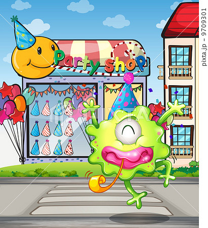 A happy monster from the party shop A happy monster from the party shop 9709301