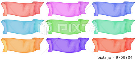 Nine empty banners 9709304