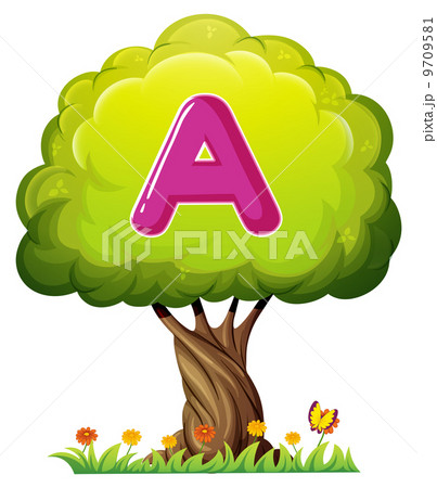 A tree with a letter A A tree with a letter A 9709581