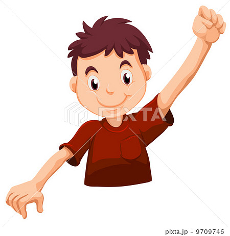 A kid wearing a red shirt 9709746