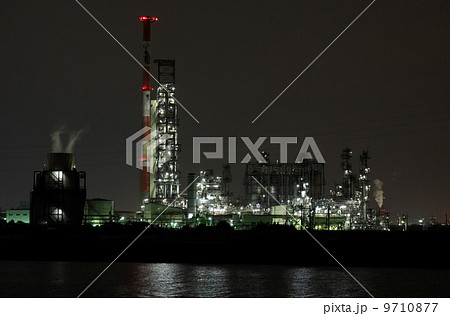 工場夜景　四日市 9710877
