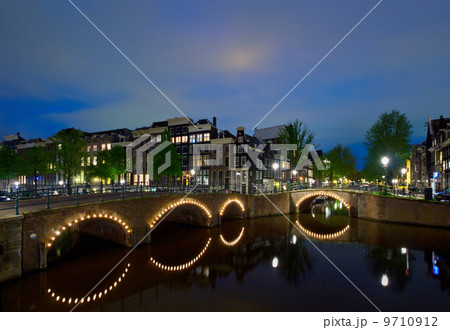 night in Amsterdam, Holland night in Amsterdam, Holland 9710912