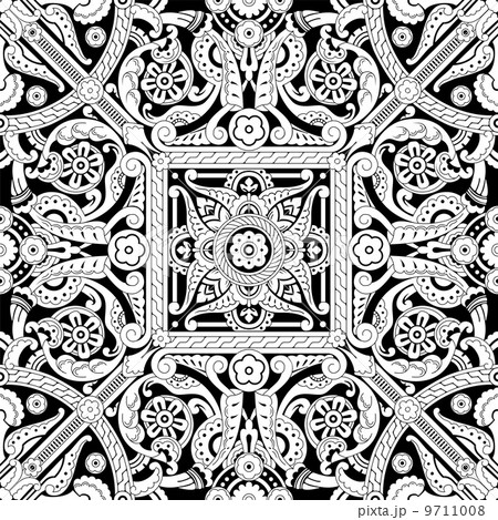 Vintage Islamic Motif Pattern 9711008