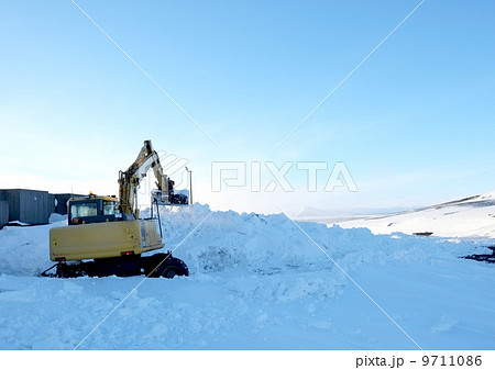ショベルカー　除雪 9711086