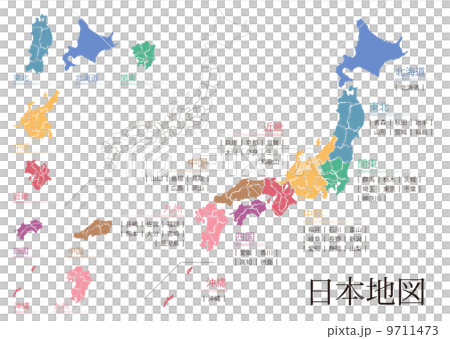 日本地図３ 9711473
