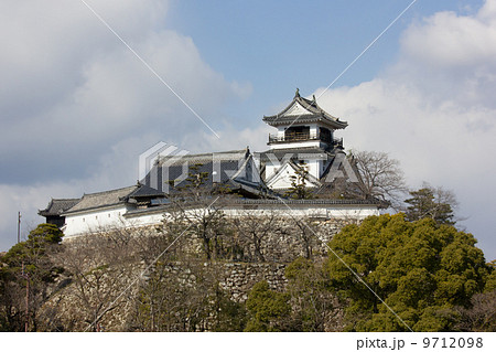 土佐の高知城　天守閣と本丸御殿 9712098