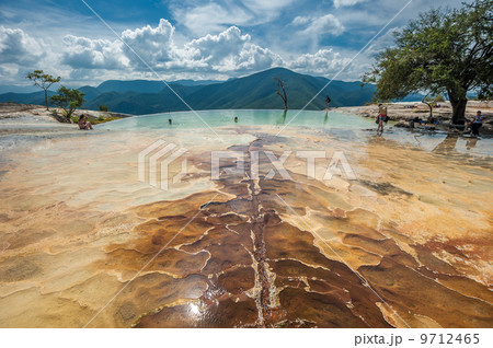 Hierve el Agua, natural rock formations in the Mexican state of Hierve el Agua, natural rock formations in the Mexican state of 9712465
