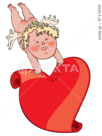 Cupid with heart 9713049