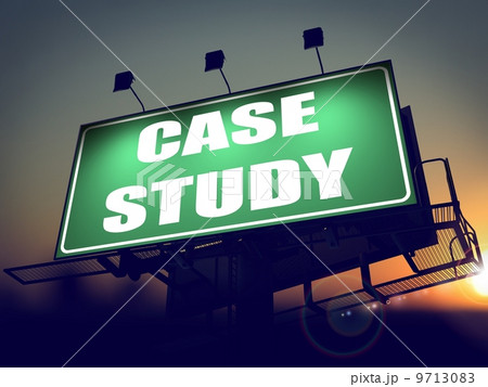 Case Study - Billboard on the Sunrise Background. Case Study - Billboard on the Sunrise Background. 9713083