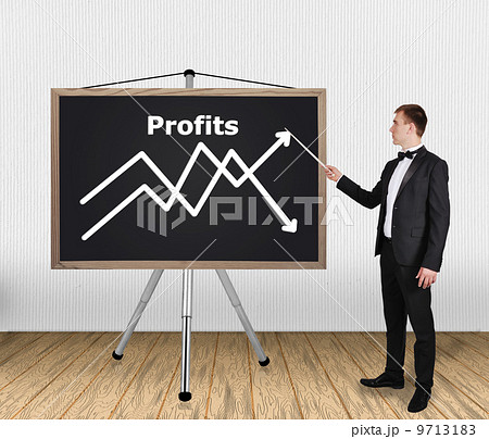 businessman pointing on chart businessman pointing on chart 9713183