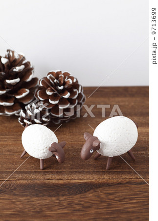 年賀状素材 縦(フチなし) 年賀状素材 縦(フチなし) 9713699