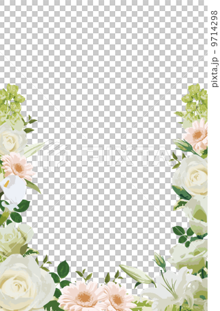 ウエディングカードのイメージ枠 9714298