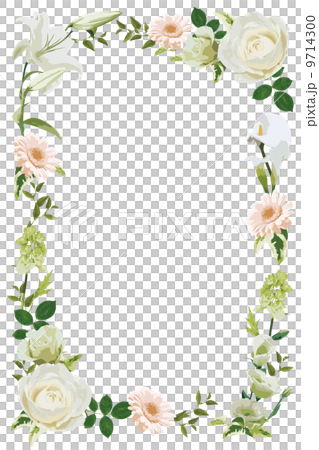 婚禮卡圖像框架 9714300