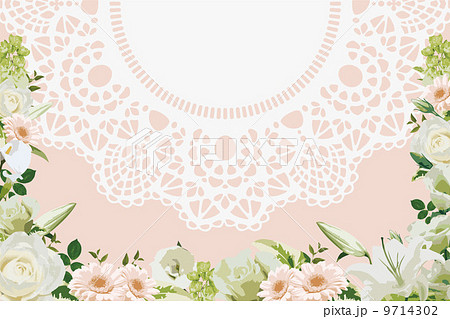ウエディングカードのイメージ枠 9714302