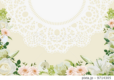 ウエディングカードのイメージ枠 9714305