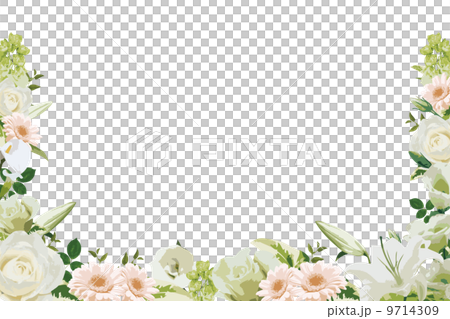 Wedding Card Image Frame Stock Illustration