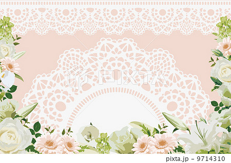 ウエディングカードのイメージ枠 9714310