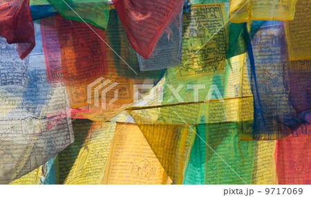 Prayer flags, Bhutan Prayer flags, Bhutan 9717069