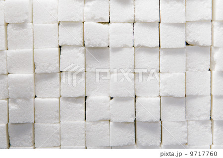 Wall of stacked sugar cubes 9717760
