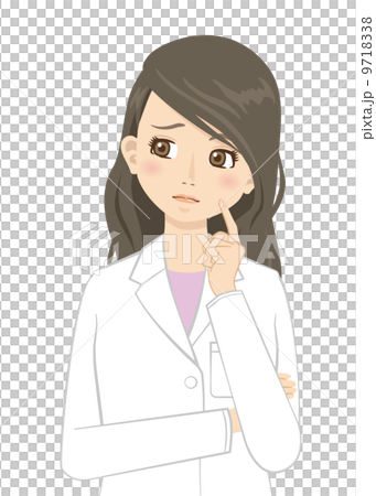 白衣の女性　シリーズ 9718338