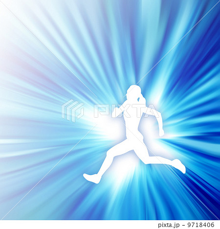 動きのシルエット 動きのシルエット 9718406