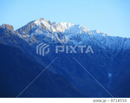 上高地から眺める穂高 9718550