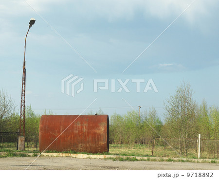 large cistern near the road large cistern near the road 9718892