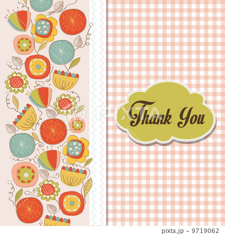 romantic Thank You card with flowers romantic Thank You card with flowers 9719062