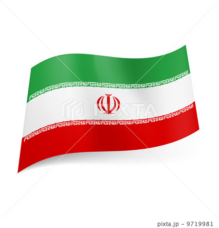 State flag of Iran 9719981