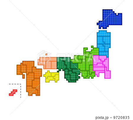 日本地図 9720835