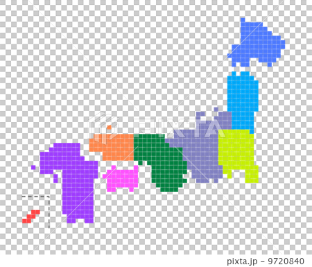 日本地圖 9720840