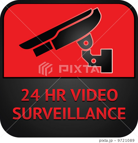 CCTV symbol, surveillance pictogram CCTV symbol, surveillance pictogram 9721089