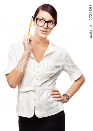 Strict business woman 9726895