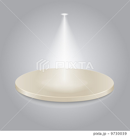 Bright stage with spot lights 9730039