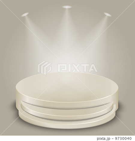 Bright stage with spot lights 9730040