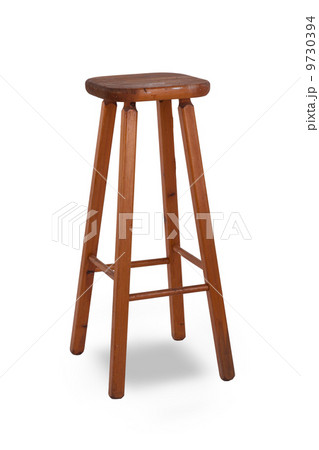 Old stool isolated 9730394