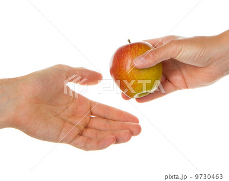 Giving an apple 9730463