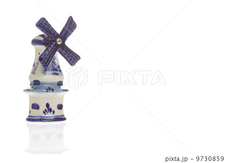 Dutch windmill in blue 9730859