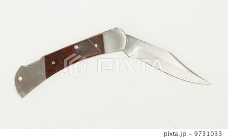 Pocket knife isolated on white 9731033