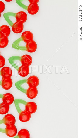 Cherry candy (dutch) isolated 9732145