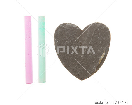 Heart shaped piece of slate Heart shaped piece of slate 9732179