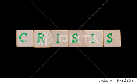Letters on wooden blocks (crisis) Letters on wooden blocks (crisis) 9732855