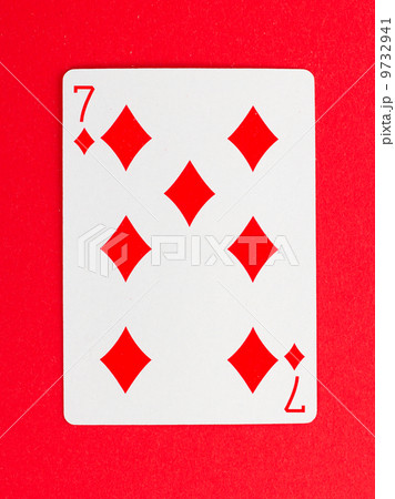 Old playing card (seven) Old playing card (seven) 9732941