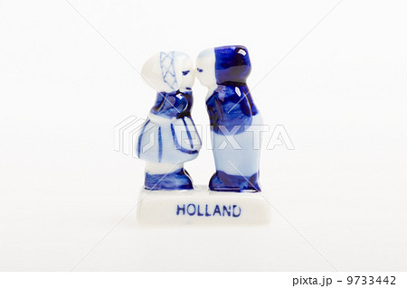 Typical dutch delft blue ceramic 9733442