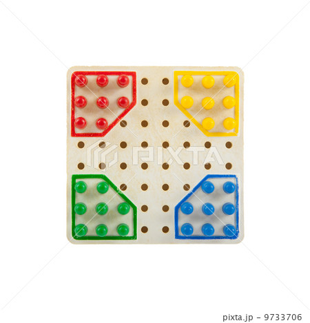 Very small checker board, isolated on white 9733706