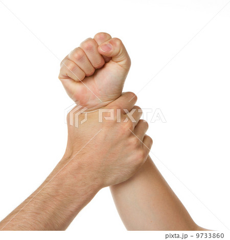 Man holding woman by wrist 9733860